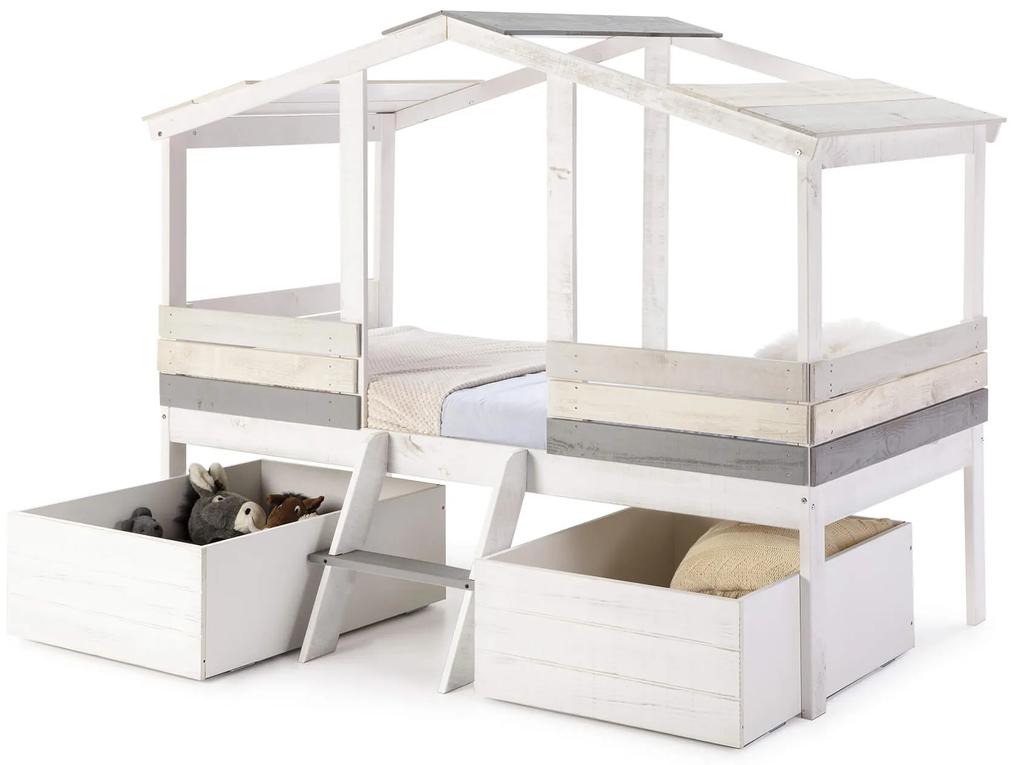 Detská posteľ selia 90 x 200 cm biela MUZZA