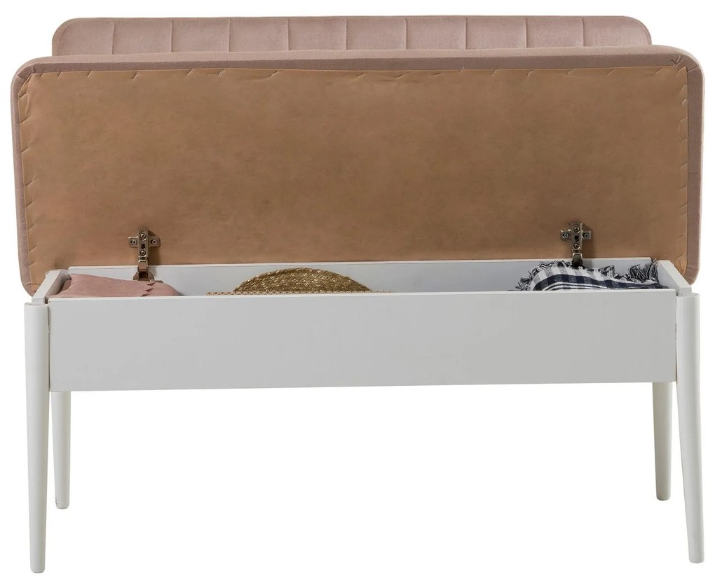 Lavica Vlasta 3 (biela + kamenná) (s úl. priestorom). Akcia -18%. Vlastná spoľahlivá doprava až k Vám domov. 1089582