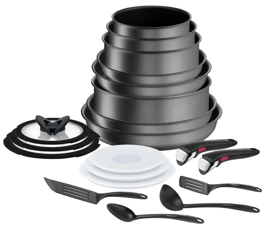 Hliníková súprava riadu 20 ks Ingenio Daily Chef On - Tefal
