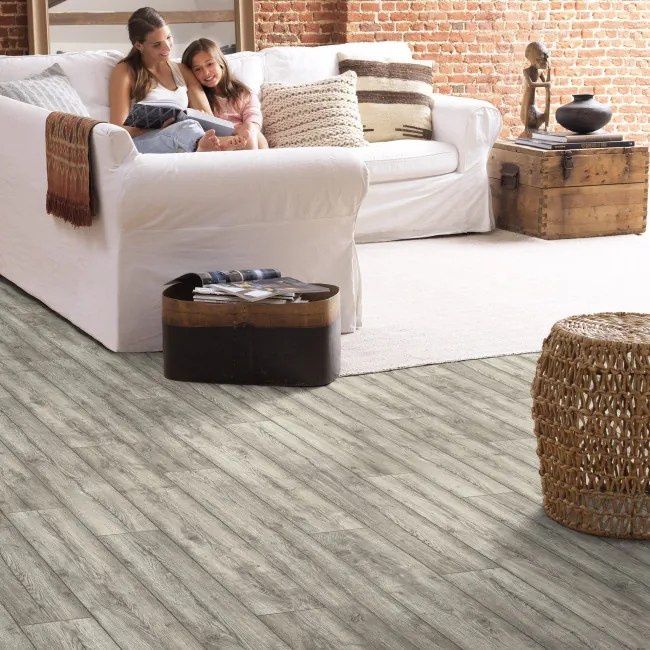 Podlahová krytina BARTESSA CRACKED OAK sivá