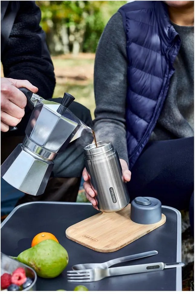 Termo hrnček z nehrdzavejúcej ocele v striebornej farbe 340 ml – Black + Blum