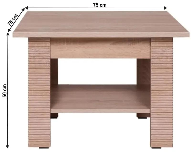 Konferenčný stolík Grant Typ 23 (dub sonoma). Vlastná spoľahlivá doprava až k Vám domov. 1074208
