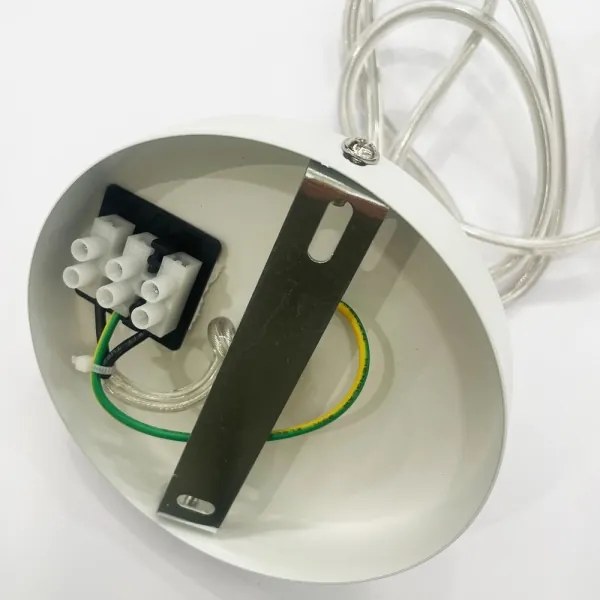 ONLI - Závesný luster BOLLICINE na lanku 1xE27/15W/230V biela