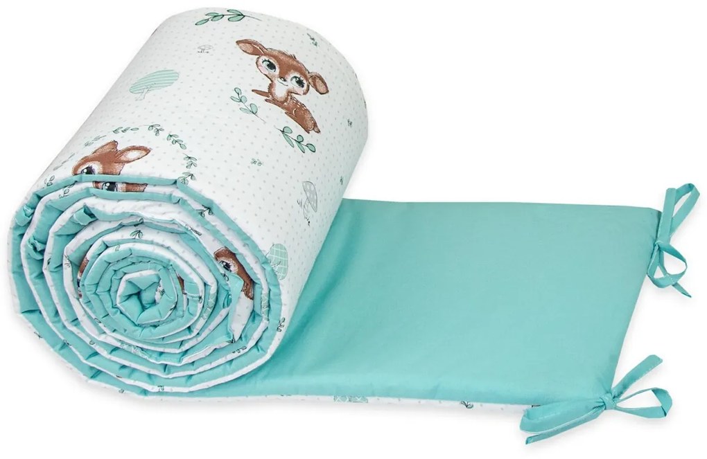 Ankras, mantinel Srnky zelené, Dĺžka 180cm