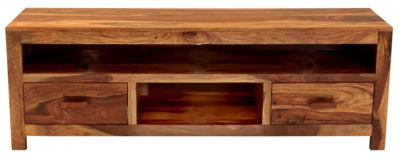 TV stolík Kali 150x50x45 indický masív palisander Natural