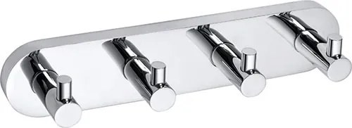Bemeta Design OMEGA: Vešiak, so 4 háčikmi - 104405212