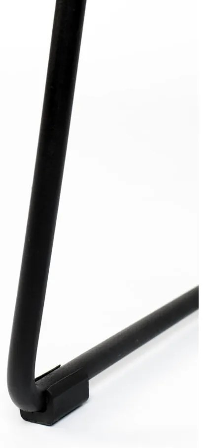 Čierna barová stolička 2 ks (výška sedadla 62 cm) Tangle – White Label