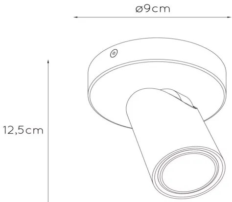 Lucide 23954/06/31 - LED Stmievateľné bodové svietidlo XYRUS 1xGU10/5W/230V CRI 95