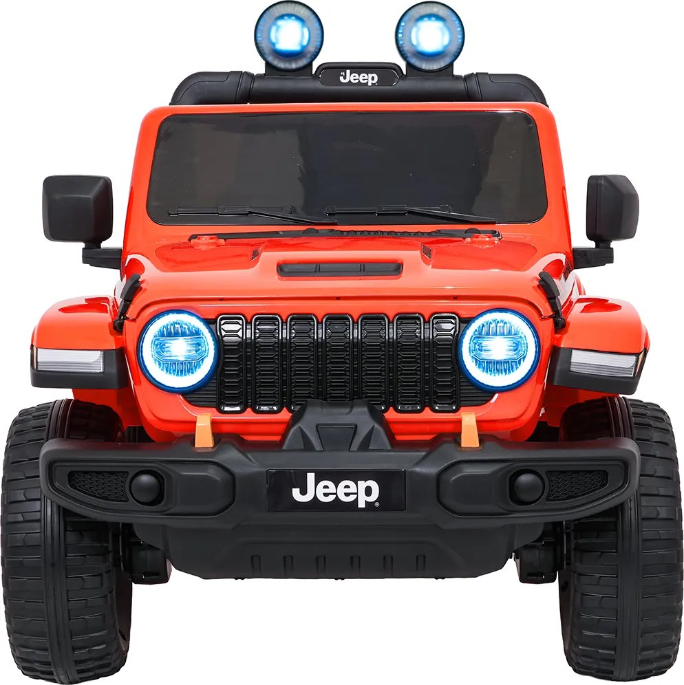 Ramiz Jeep Wrangler Rubicon LIFT elektrické autíčko pre deti oranžové