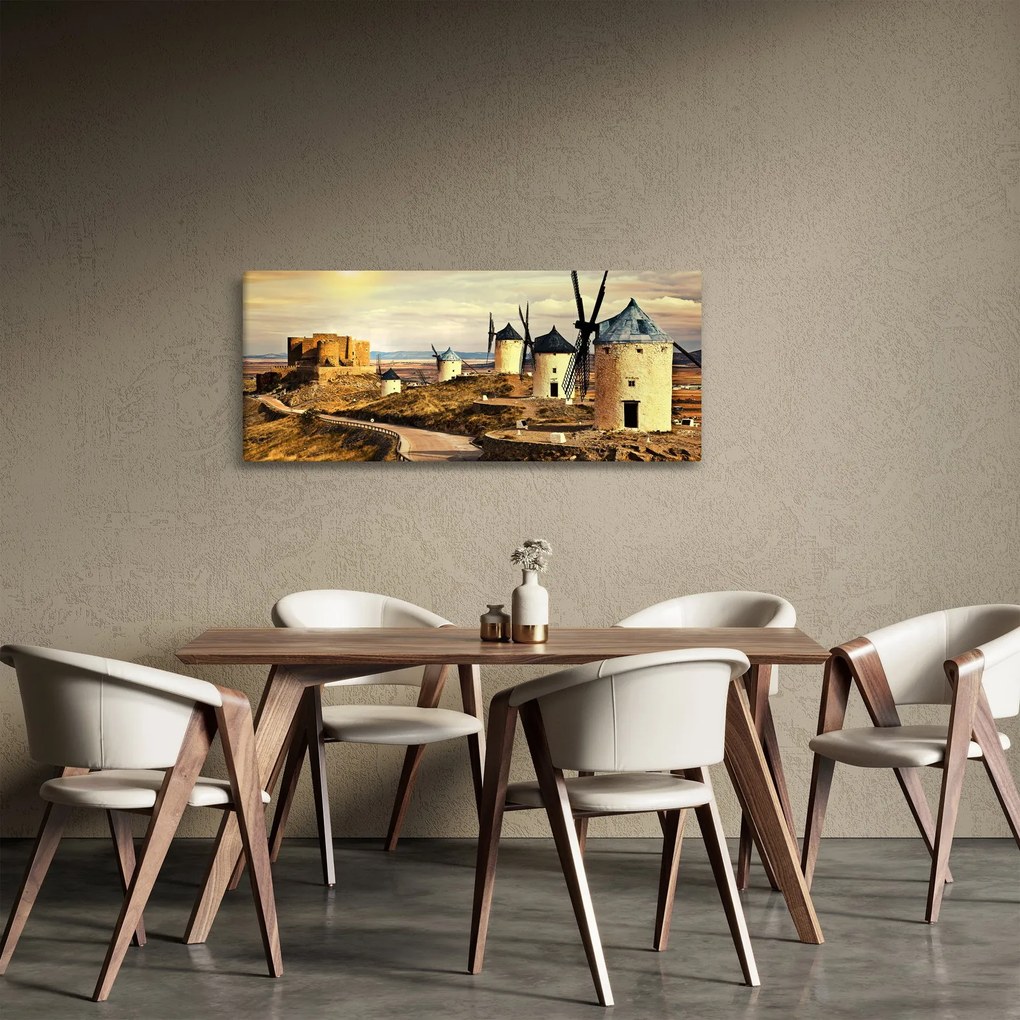 Obraz - Veterné mlyny (120x50 cm)