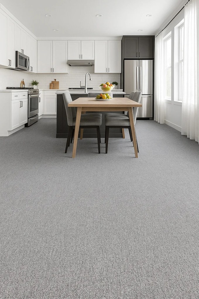 Tapibel, Metrážny koberec Cobalt SDN 64042 - AB svetlý antracit, záťažový, na mieru, šíře 4m,5m, šedá, ab (mriežka), chodba / predsieň