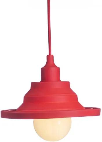 AMICI | závesná silikónová lampa Farba: Červená
