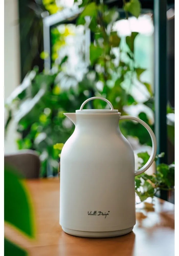Sivá termoska Vialli Design, 1 l