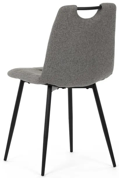 Autronic BONTEC Jedálenská stolička, sivá, látka, DCL-V2017 GREY2 Farba: Šedá