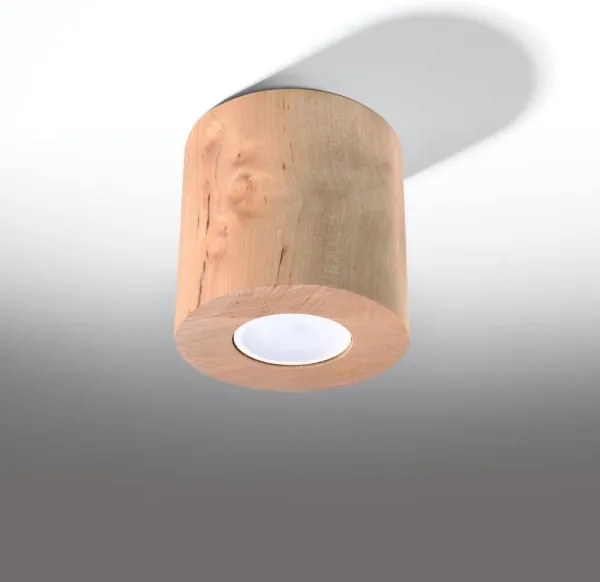 Sollux SL.0492 - Bodové svietidlo ORBIS 1xGU10/10W/230V drevo