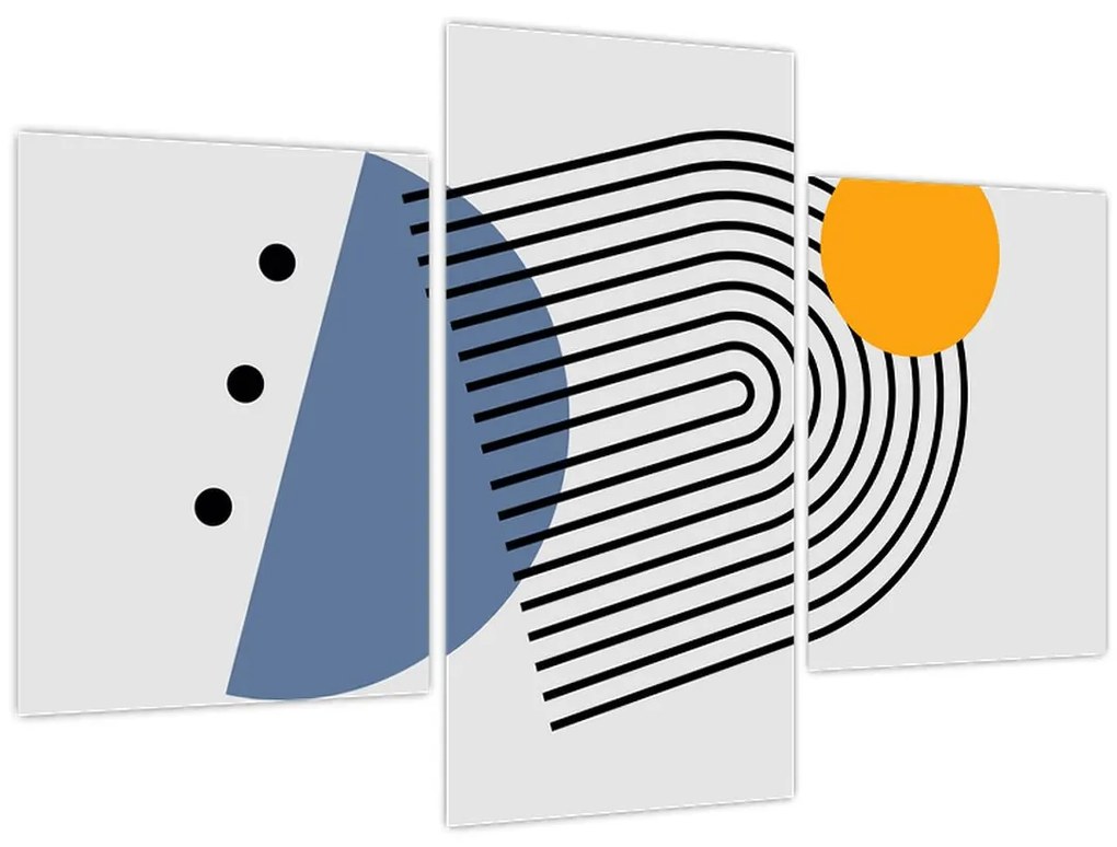 Obraz - Minimalistická abstrakcia N⁰2 (90x60 cm)