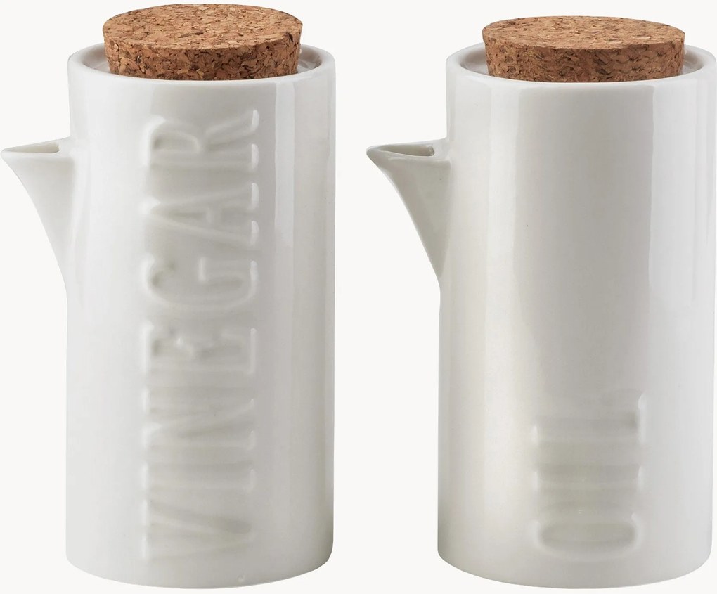 Porcelánová súprava na olej a ocot Modern Life, 2 ks