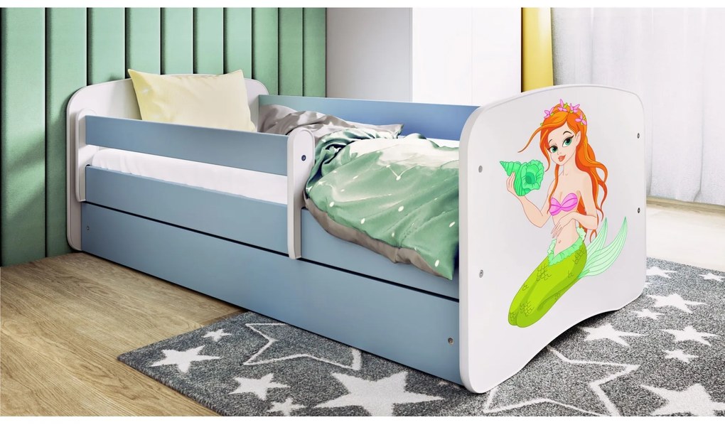 Detská posteľ Babydreams morská panna modrá