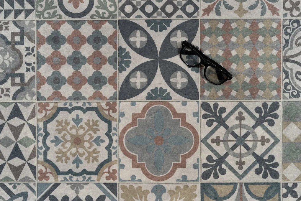 PVC podlaha - lino Livitex Retro 2793, na mieru, šíře 3m,4m, viacfarebná, filc, chodba / predsieň, Beaulieu International Group