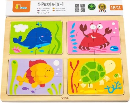Puzzle na podstavci 4v1 Viga 50190 more