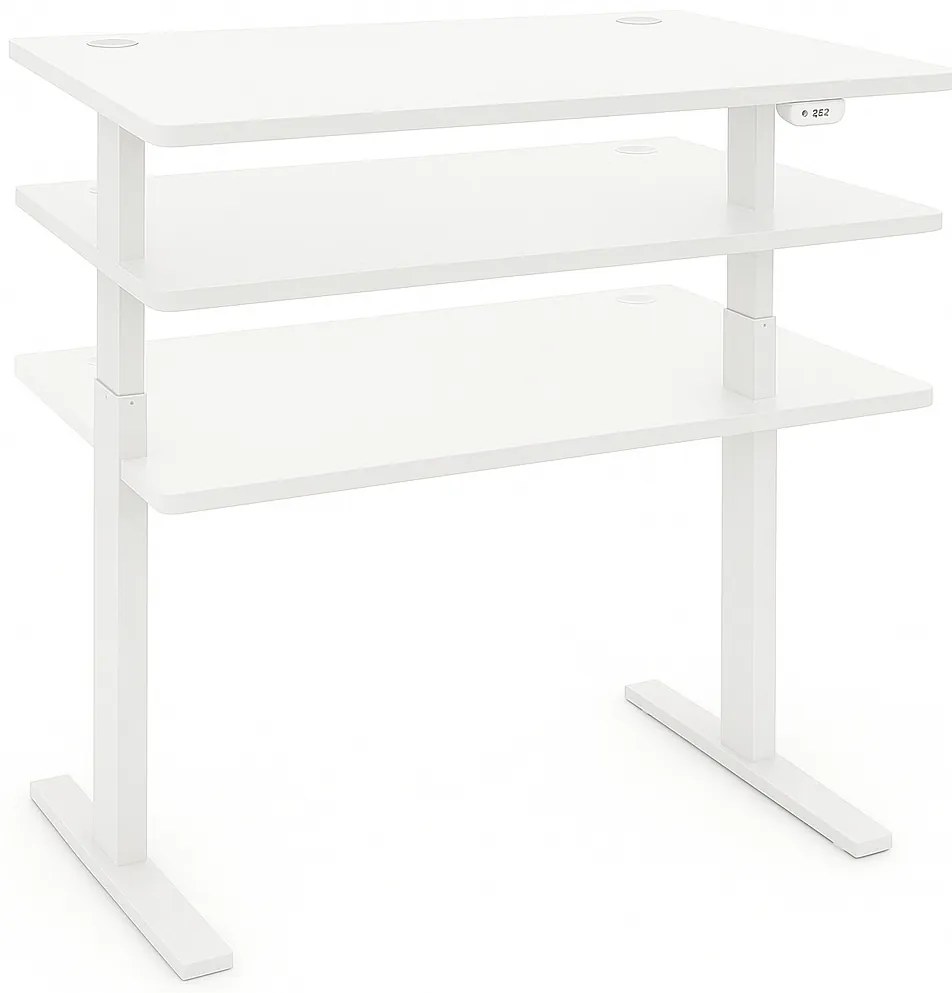 Herný stôl BR01 biely 120 cm