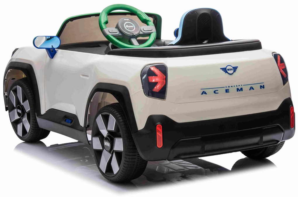 RAMIZ Elektrické autíčko Mini Concept Aceman JE1688 - biele