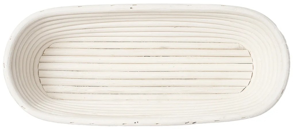 HOME ELEMENTS Ošatka oválna s látkovou vložkou, 35 x 14 cm x 7,5 cm