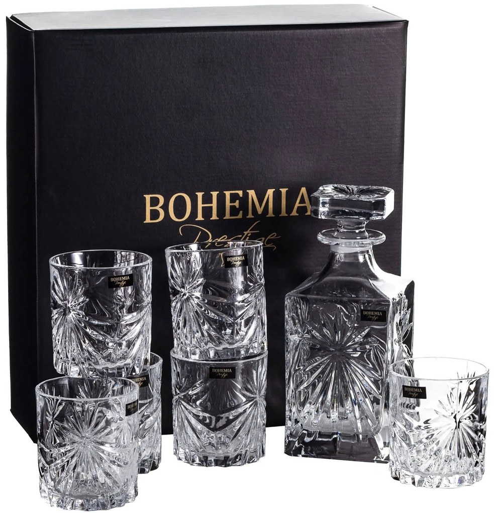 BOHEMIA PRESTIGE FIORE WHISKY SADA 1+6 KS