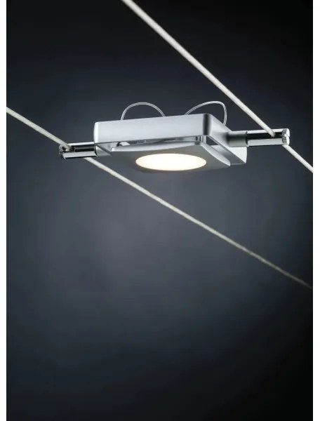 Paulmann 94107 - SADA 4xLED/4,3W Bodové svietidlo pre lanový systém MAC 230V