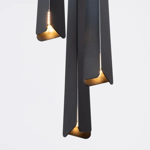 Sollux SL.1401 - Luster na lanku PRYSM 3xG9/8W/230V čierna