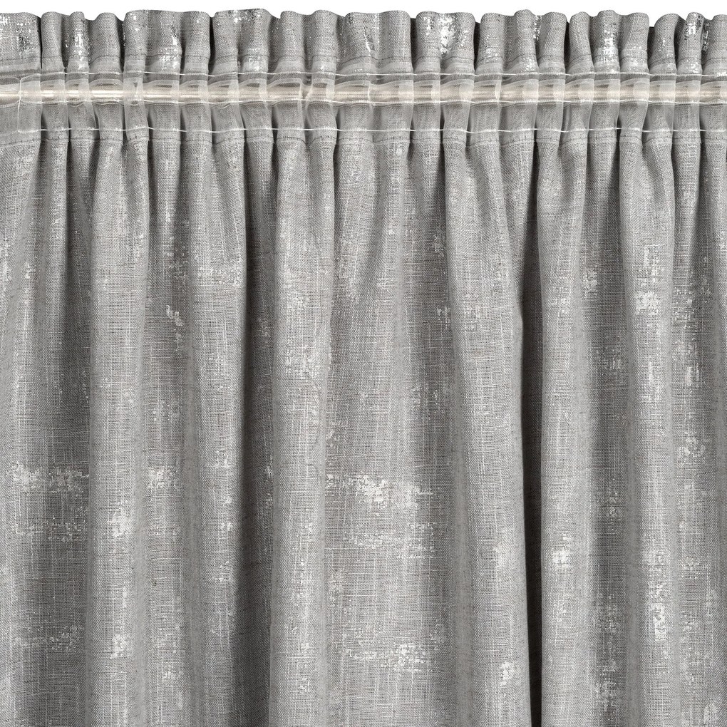 ZÁVES NA PÁSKE INES 140X270 CM STRIEBORNÁ