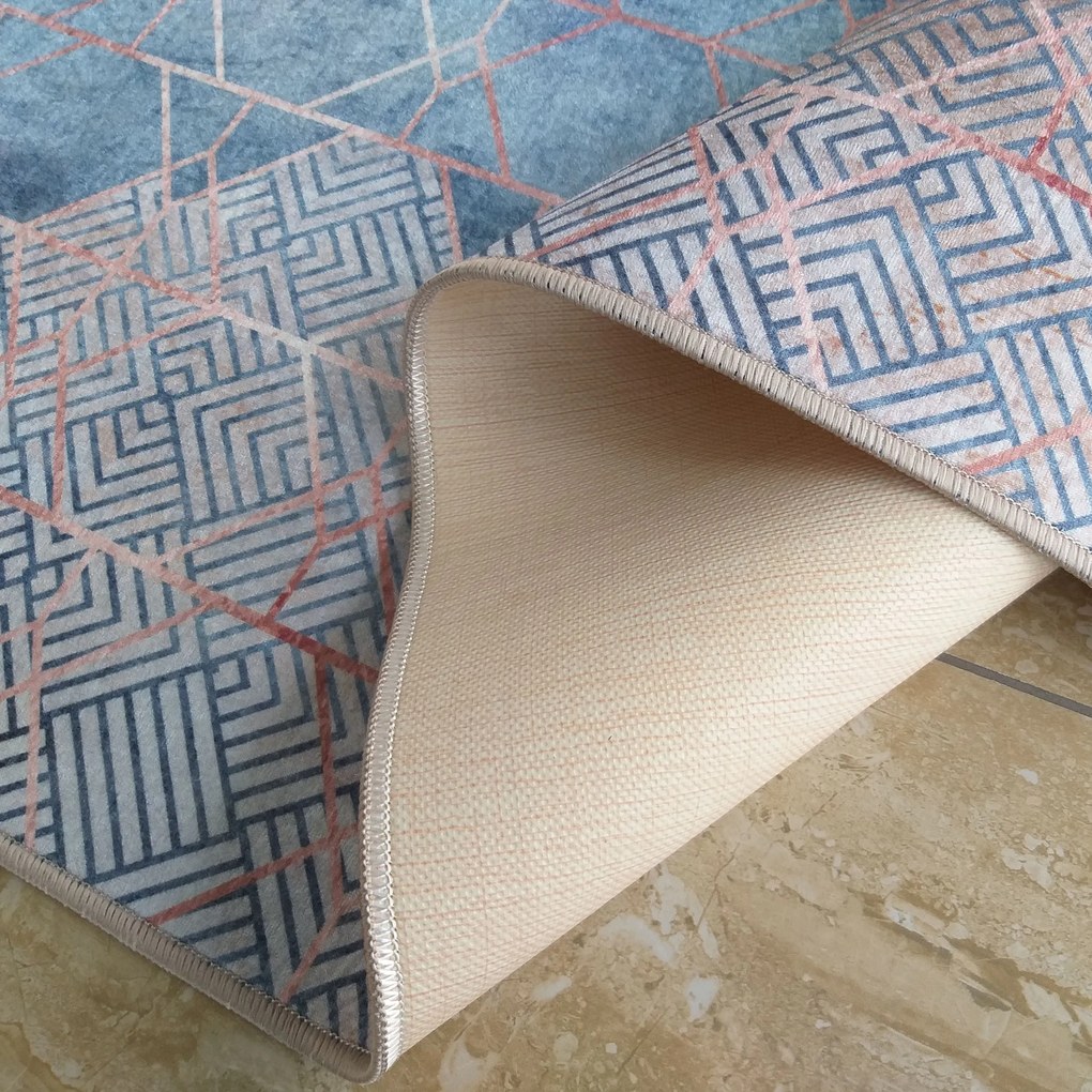 DY Moderný koberec s geometrickým vzorom Horeca 08 Rozmer: 60x100 cm