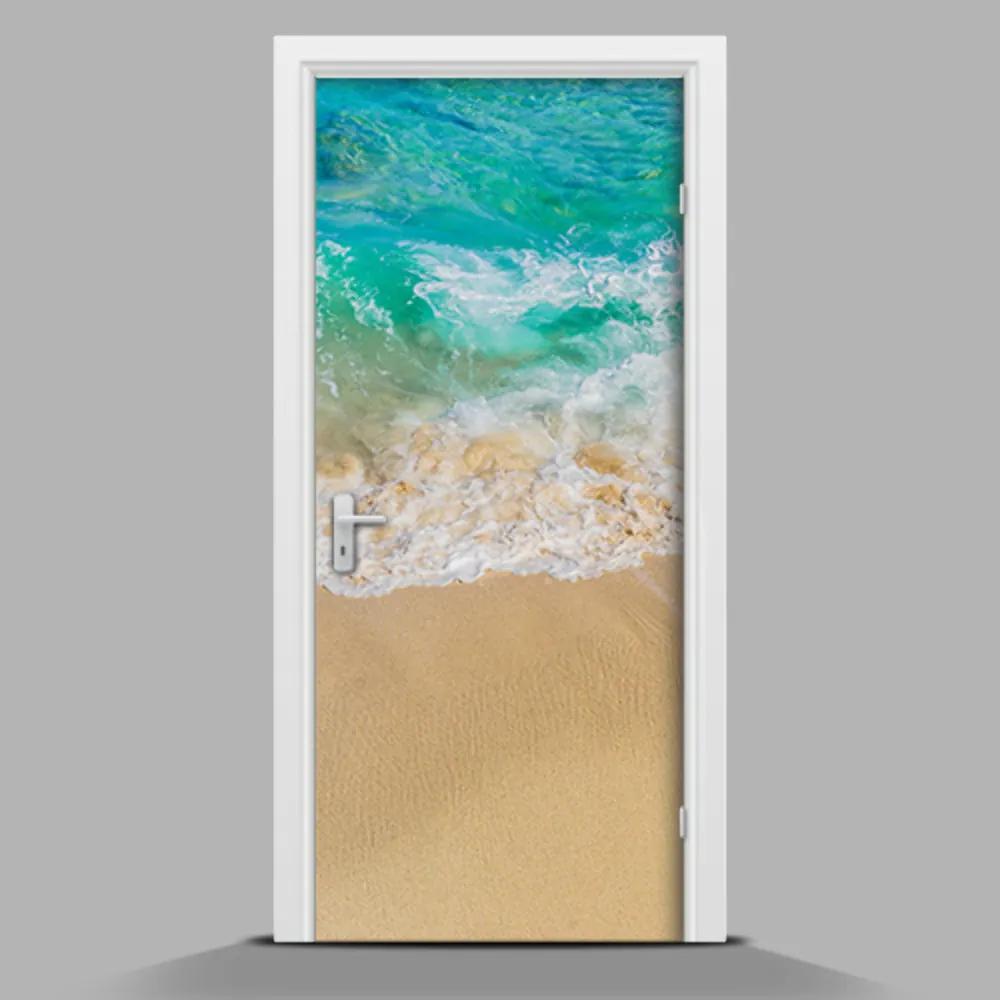 Nálepka na dvere Na pláži wallmur-pl-f-104660725