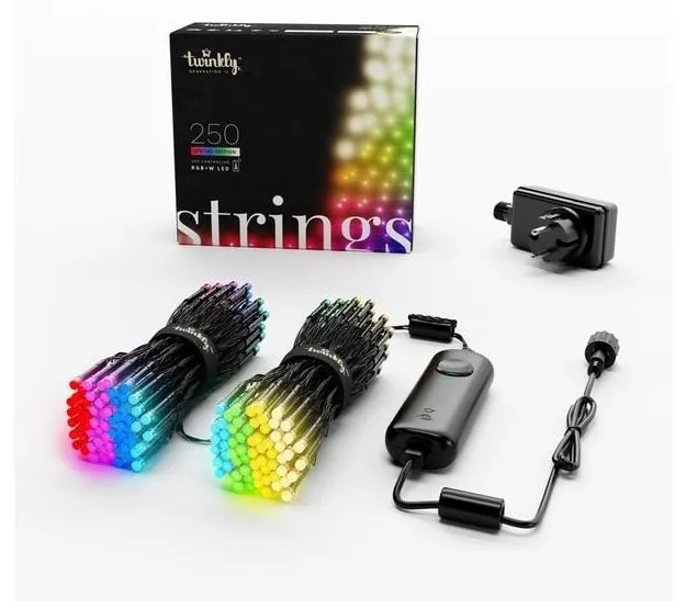 Twinkly TWS250SPP-BEU - LED RGB Vonkajšia vianočná reťaz 250xLED 23,5m IP44 Wi-Fi