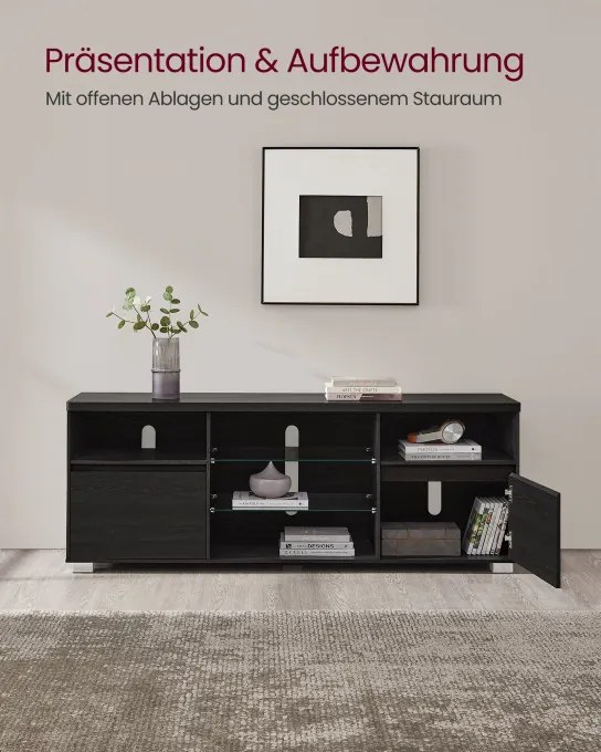 Stolík pod televízor s LED osvetlením LTV331T21