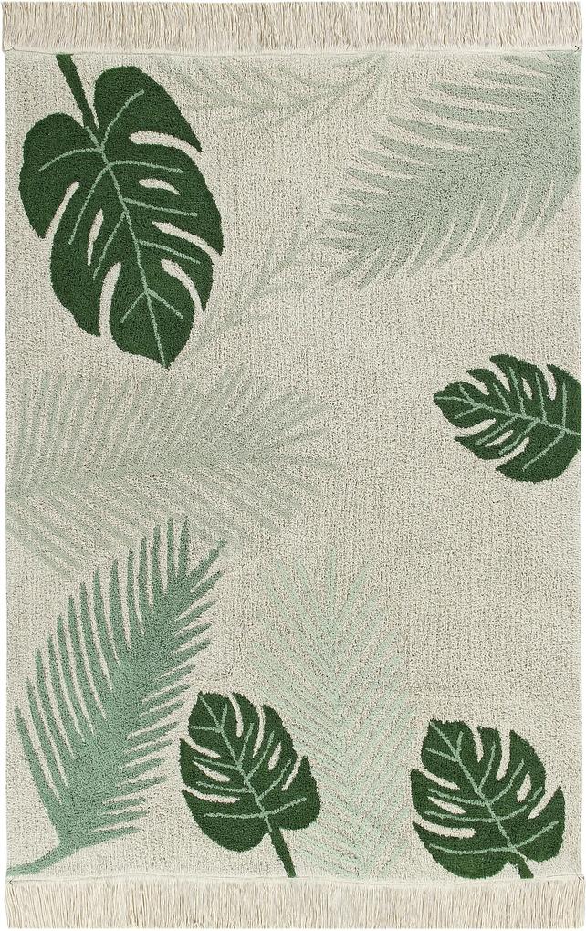 Lorena Canals koberce Ručně tkaný kusový koberec Tropical Green - 140x200 cm