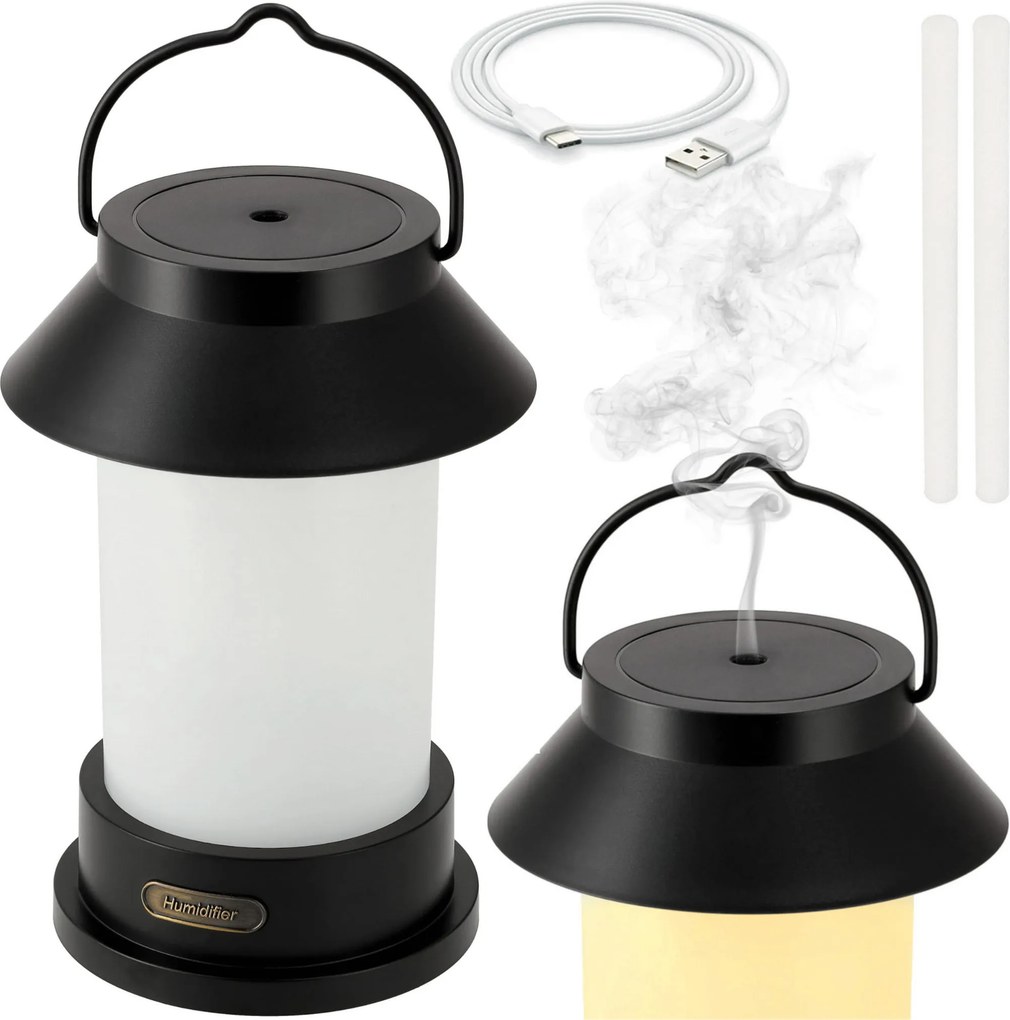 BERGE Zvlhčovač vzduchu s imitáciou ohňa