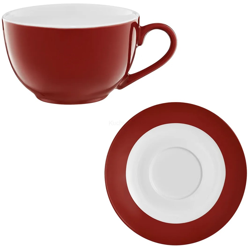 AMBITION Aura Red kávová súprava, 12 ks