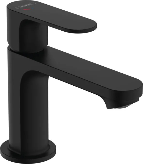 Hansgrohe Rebris S, umývadlová batéria s výpusťou, CoolStart, EcoSmart, čierna matná, HAN-72586670