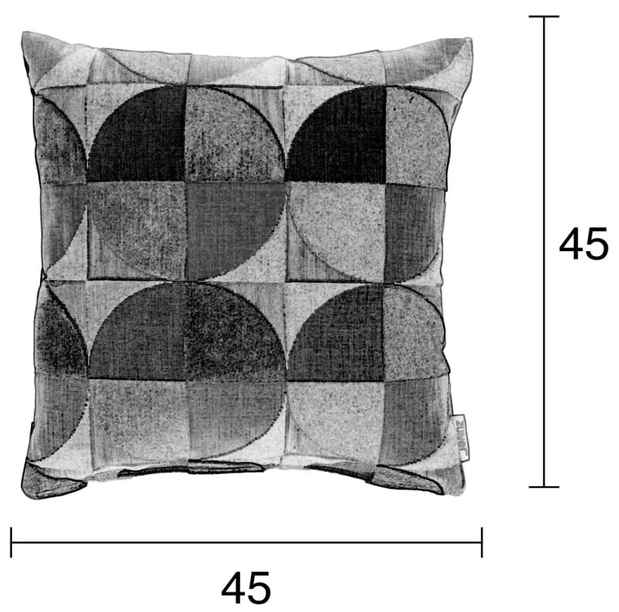 Dekoračný vankúš 45x45 cm Club - Zuiver