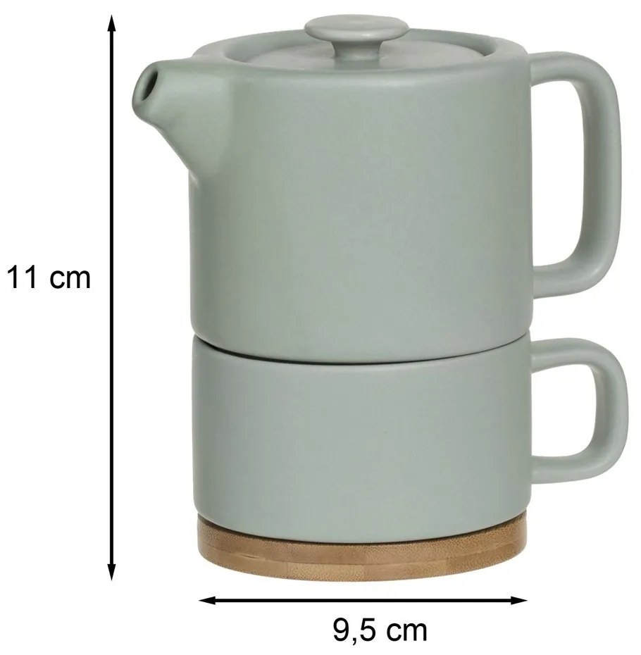 Čajový/kávový set so sitkom Natural Mint