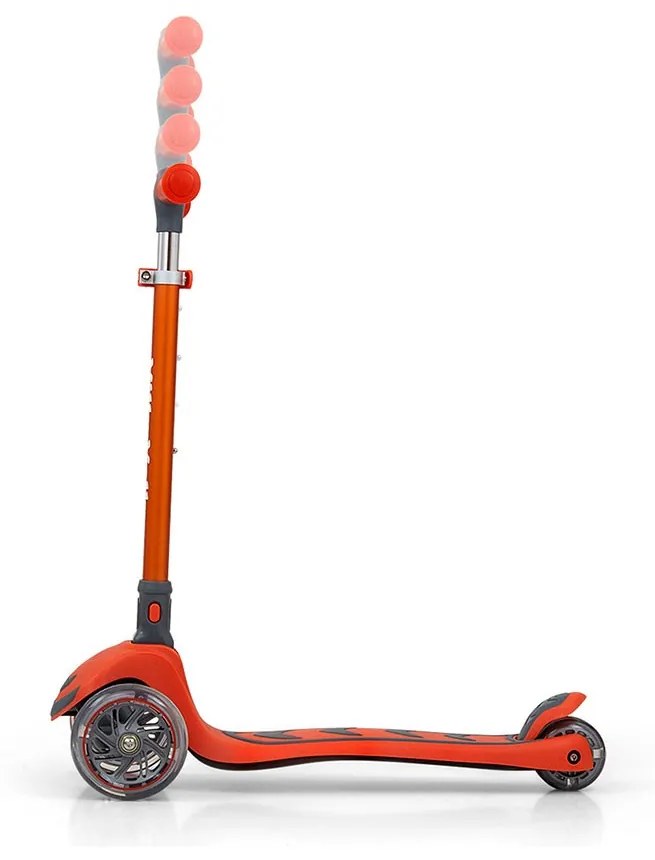 Detská kolobežka Milly Mally Scooter Boogie oranžová