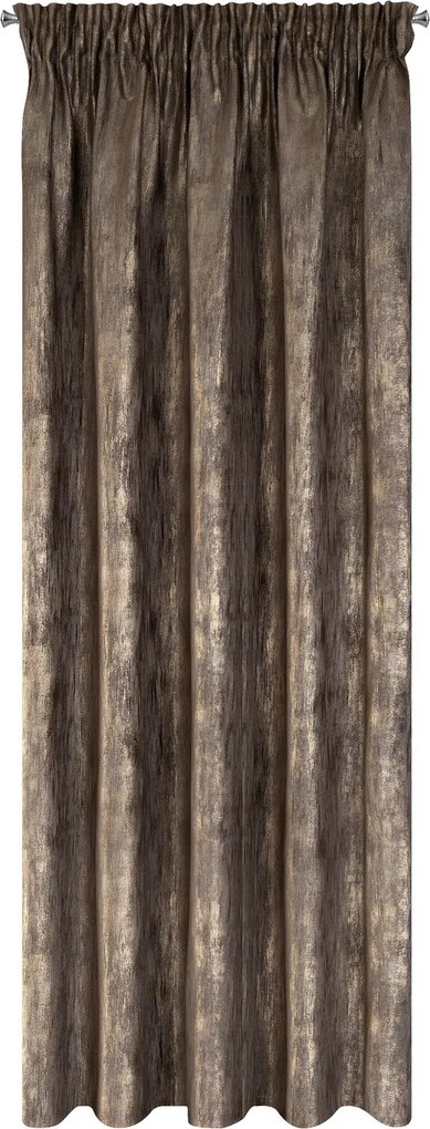 ZATEMŇOVACÍ ZÁVES NA PÁSKE ESTEL 140 X 270 CM HNEDÁ