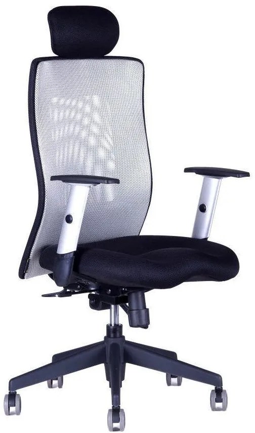 OFFICE PRO Kancelárska stolička CALYPSO XL SP4 sivá svetlá