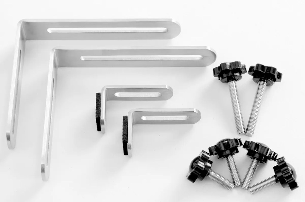 Závesný balkónový stôl AGATTI sivý