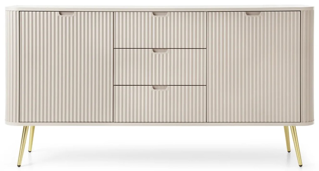 KOMODA BELLISSA KAŠMÍR + ZLATÉ NOŽIČKY 168 cm