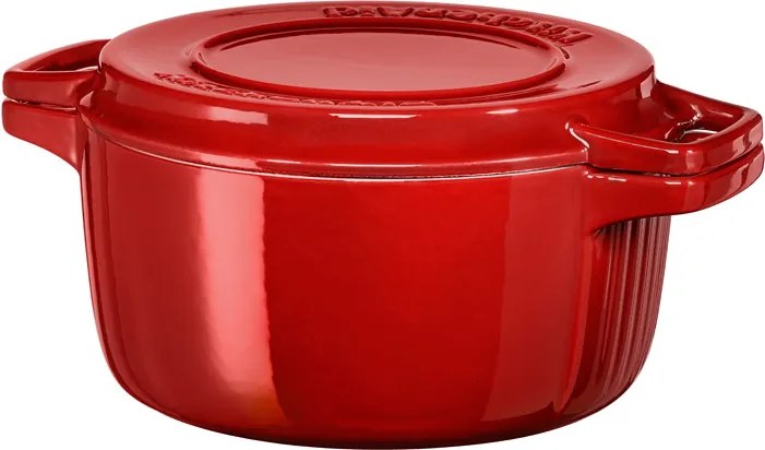 KitchenAid KCPI60CRER litinový hrnec poklicí 5,7 l 28 cm