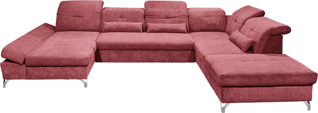 XXXLutz SEDACIA SÚPRAVA, textil, bobuľová MID.YOU - Sedačky - 002220028617