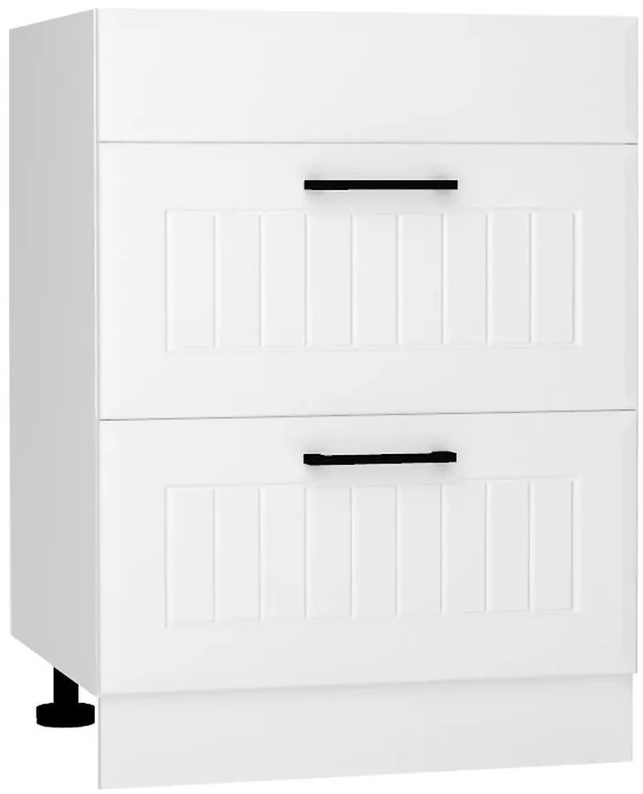 Skrinka do kuchyne Irma D60pc S/2 Zasl Biely hrášok Mat