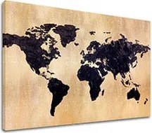 Zlatý dotyk na plátne World in Gold